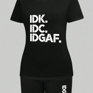 Kadın 2Lİ TAKIM OVERSİZE Trend T-shirt Şort Model 5078