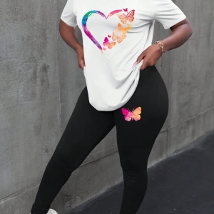 Kadın 2Lİ TAKIM OVERSİZE Trend T-shirt Şort Model 5081