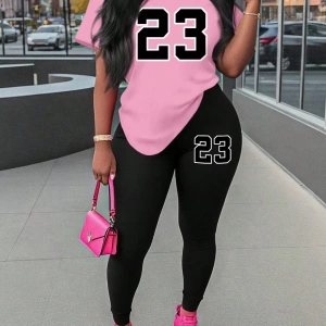 Kadın 2Lİ TAKIM OVERSİZE Trend T-shirt Şort Model 5082