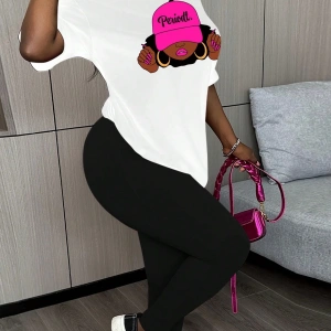 Kadın 2Lİ TAKIM OVERSİZE Trend T-shirt Şort Model 5082