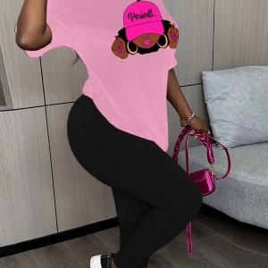 Kadın 2Lİ TAKIM OVERSİZE Trend T-shirt Şort Model 5082