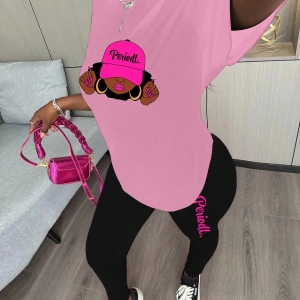 Kadın 2Lİ TAKIM OVERSİZE Trend T-shirt Şort Model 5082