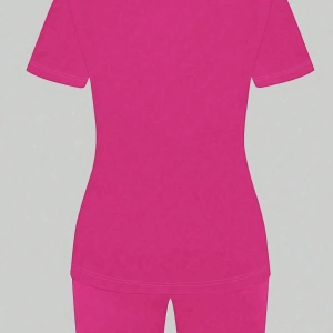 Kadın 2Lİ TAKIM OVERSİZE Trend T-shirt Şort Model 5083