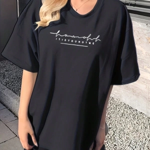 Kadın 2Lİ TAKIM OVERSİZE Trend T-shirt Şort Model 5085