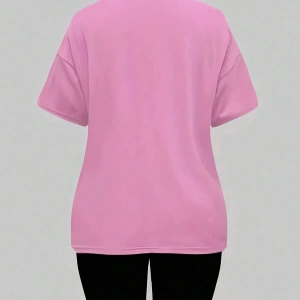 Kadın 2Lİ TAKIM OVERSİZE Trend T-shirt Şort Model 5088