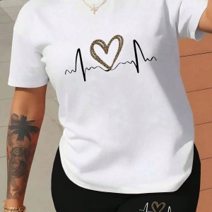 Kadın 2Lİ TAKIM OVERSİZE Trend T-shirt Şort Model 5090