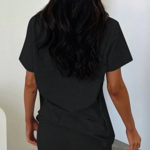 Kadın 2Lİ TAKIM OVERSİZE Trend T-shirt Şort Model 5091