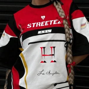 Kadın 2Lİ TAKIM OVERSİZE Trend T-shirt Şort Model 5092