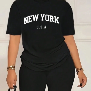 Kadın 2Lİ TAKIM OVERSİZE Trend T-shirt Şort Model 5092