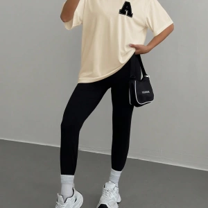 Kadın 2Lİ TAKIM OVERSİZE Trend T-shirt Şort Model 5098