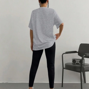 Kadın 2Lİ TAKIM OVERSİZE Trend T-shirt Şort Model 5098