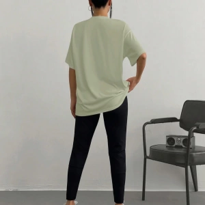 Kadın 2Lİ TAKIM OVERSİZE Trend T-shirt Şort Model 5098