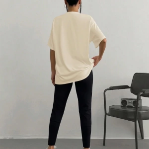 Kadın 2Lİ TAKIM OVERSİZE Trend T-shirt Şort Model 5098
