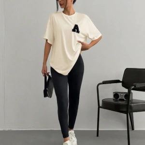 Kadın 2Lİ TAKIM OVERSİZE Trend T-shirt Şort Model 5098