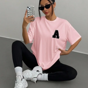 Kadın 2Lİ TAKIM OVERSİZE Trend T-shirt Şort Model 5098