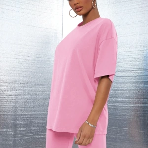 Kadın 2Lİ TAKIM OVERSİZE Trend T-shirt Şort Model 5100