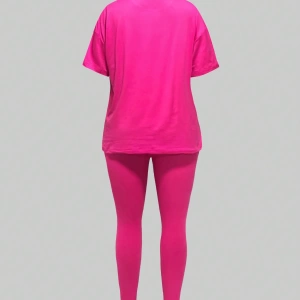 Kadın 2Lİ TAKIM OVERSİZE Trend T-shirt Şort Model 5101