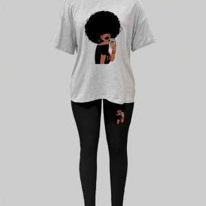 Kadın 2Lİ TAKIM OVERSİZE Trend T-shirt Şort Model 5101