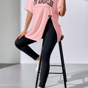 Kadın 2Lİ TAKIM OVERSİZE Trend T-shirt Şort Model 5102