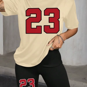 Kadın 2Lİ TAKIM OVERSİZE Trend T-shirt Şort Model 5103