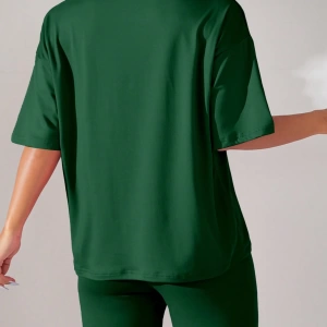 Kadın 2Lİ TAKIM OVERSİZE Trend T-shirt Şort Model 5103