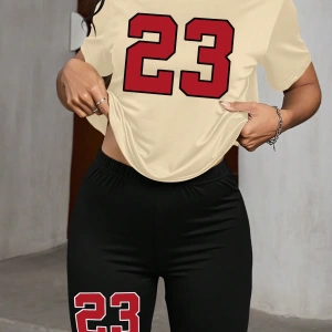 Kadın 2Lİ TAKIM OVERSİZE Trend T-shirt Şort Model 5103