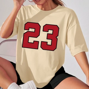 Kadın 2Lİ TAKIM OVERSİZE Trend T-shirt Şort Model 5103