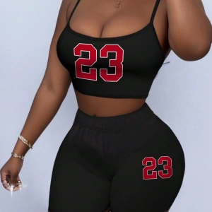 Kadın 2Lİ TAKIM OVERSİZE Trend T-shirt Şort Model 5113