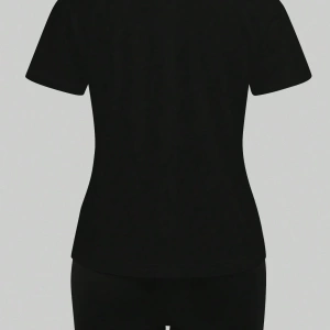 Kadın 2Lİ TAKIM OVERSİZE Trend T-shirt Şort Model 5117
