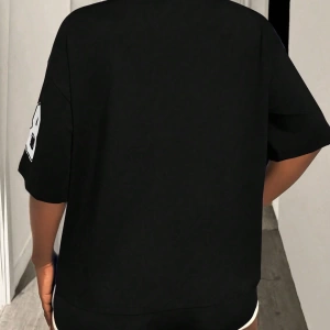 Kadın 2Lİ TAKIM OVERSİZE Trend T-shirt Şort Model 5119