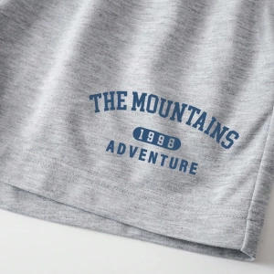 Kadın 2Lİ TAKIM OVERSİZE Trend T-shirt Şort Model 5127
