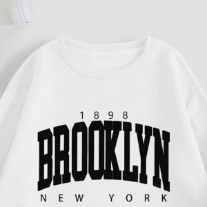 Kadın 2 Parça Set Leopar Desenli Harfli Grafik Bağcıklı Kapüşonlu Sweatshirt ve Eşofma