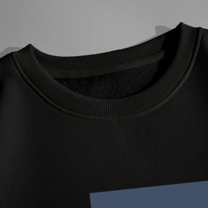 Kadın Beauty Baskılı Oversize Bisiklet Yaka Sweatshirt Siyah