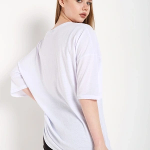 Kadın Beyaz Oversize T-shirt