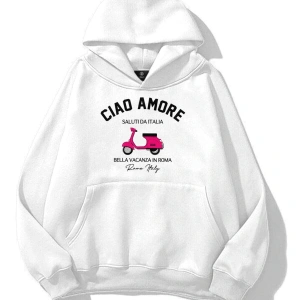Kadın Ciao Amore Sweatshirt Beyaz