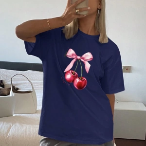Kadın Düz Renk Yuvarlak Yaka Bol Kesim Uzun Kısa Kollu Tişört Yaz