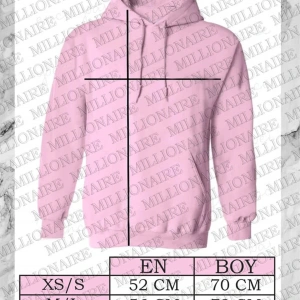 Kadin Ekru Kapüşonlu Fermuarlı 3 Üç Iplik Polar Kanguru Oversize Salaş Sweatshirt Beyaz