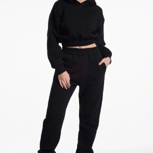 Kadın Ekru Renk Yüksek Bel Jogger Eşofman Takımı Cy84156