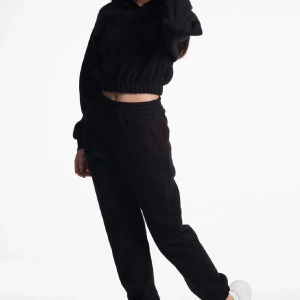 Kadın Ekru Renk Yüksek Bel Jogger Eşofman Takımı Cy84156