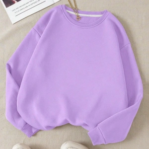 Kadın/Erkek Katı Sweatshirt