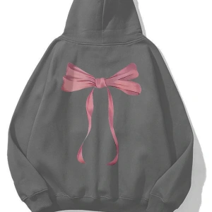 Kadın Fiyonk Kurdele Sweatshirt Gri