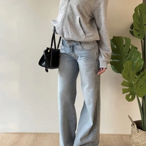 Kadın Gri Örme Kapşonlu Sweatshirt Model 5134