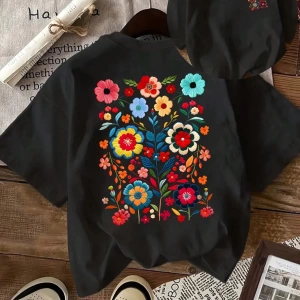 Kadın Günlük Kısa Kollu Yuvarlak Yaka Tişört