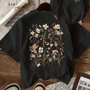 Kadın Günlük Kısa Kollu Yuvarlak Yaka Tişört