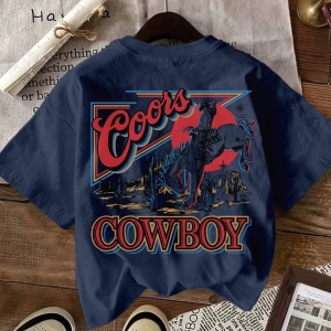 Kadın Günlük Yuvarlak Yaka Tişört Karikatür Kedi Baskılı, Polyester Örgü Kumaş, Kısa Kollu Ya