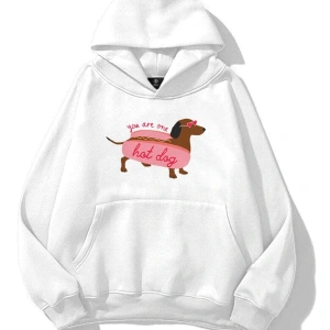 Kadın Hotdog Sweatshirt Beyaz