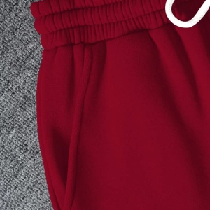 Kadın İki Parçalı Yuvarlak Yaka Kapşonlu Sweatshirt ve Eşofman Altı Sonbahar ve Kış Sezonu İç