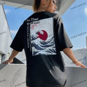 Kadın Japanese Sırt Baskılı