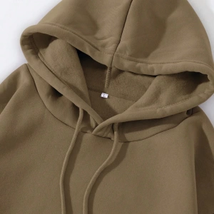 Kadın Kapşonlu Bağcıklı Sweatshirt ve Eşofman Altı Takımı