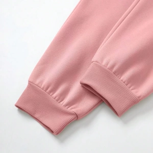 Kadın Kapşonlu Siyah Baskılı Bağcıklı Sweatshirt ve Jogger Pantolon İki Parçalı Takım